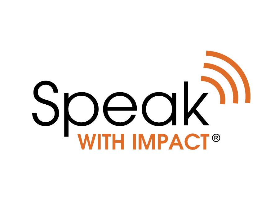 Speak With Impact branding design.