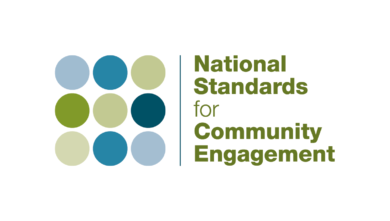 National Standards for Community Engagement branding