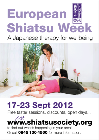 Shiatsu Society leaflet